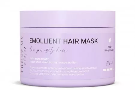 Trust My Sister, maska emolientowa do włosów niskoporowatych, 200ml