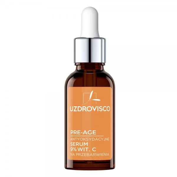 Uzdrovisco Pre-Age antyoksydacyjne serum 9% wit. C na przebarwienia 30ml