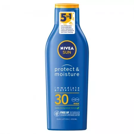 Nivea Sun Protect & Moisture nawilżający balsam do opalania SPF30 200ml