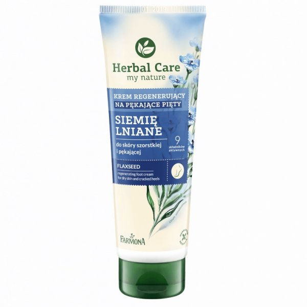 Farmona Herbal Care krem regenerujący na pękające pięty Siemię Lniane 100ml