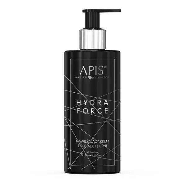 Apis Hydra Force, nawilżający krem do ciała i dłoni, 300ml