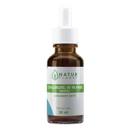 NaturPlanet, chlorofil krople, 30ml