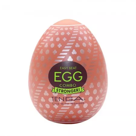 Tenga Easy Beat Egg Combo Stronger jednorazowy masturbator w kształcie jajka