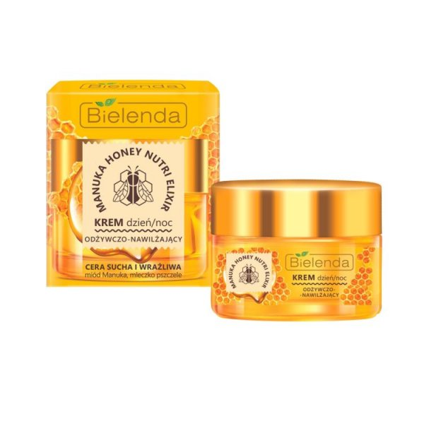 Bielenda Manuka, odżywczo-nawilżający krem na dzień i noc cera sucha i wrażliwa