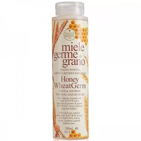 Nesti Dante Miele Germe Di Grano Honey Wheat Germ Bath & Shower Natural Liquid Soap żel pod prysznic 300ml