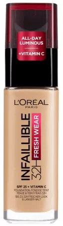 L'Oreal Paris Infaillible 32H Fresh Wear, podkład do twarzy, 120 Vanille, 30ml
