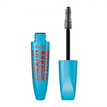 Rimmel ScandalEyes Volume On Demand Waterproof Mascara wodoodporny tusz do rzęs zwiększający objętość Black 12ml