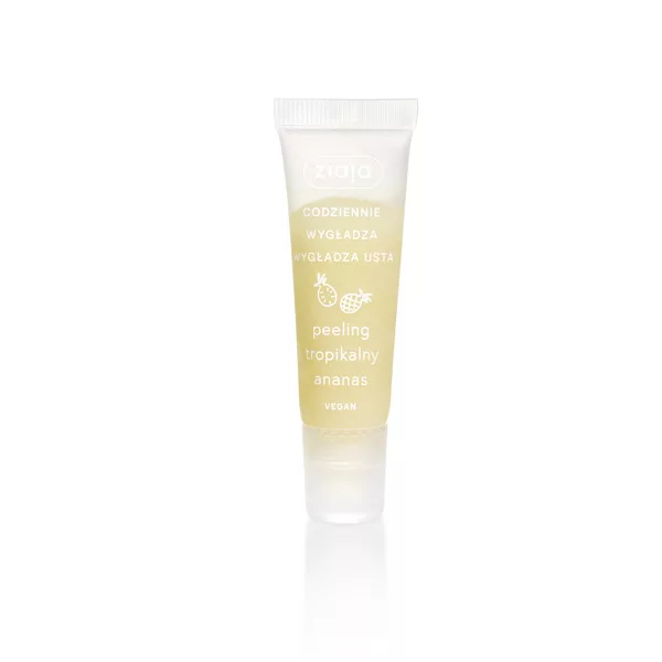 Ziaja Pielęgnacja ust, peeling do ust, tropikalny ananas, 12ml - data ważności (4.2026)