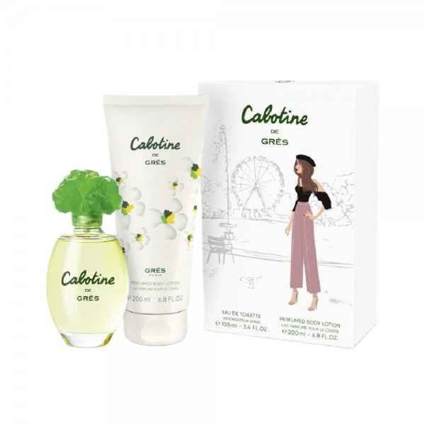 Gres Cabotine de Gres zestaw woda toaletowa spray 100ml + balsam do ciała 200ml (W)