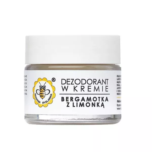 Miodowa Mydlarnia Dezodorant w kremie Bergamotka z Limonką 55g (U)