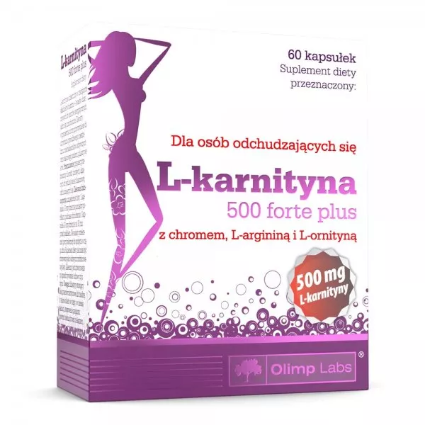 Olimp Labs L-Karnityna 500 Forte Plus suplement diety 60 kapsułek
