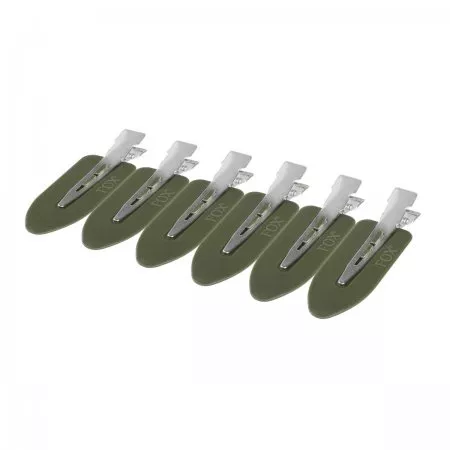 Fox Earth Colors, metalowe spinki do włosów, zielone, 6 szt.