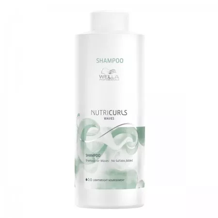 Wella Nutricurls, szampon do fal, 1000ml