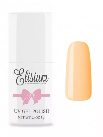 Elisium, lakier hybrydowy 025 Energetic Orange, 9g