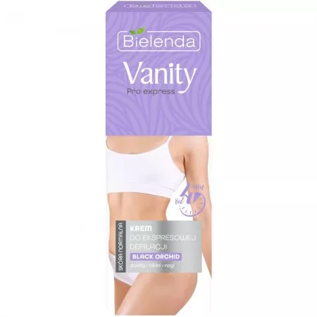Bielenda Vanity Pro Express, krem do ekspresowej depilacji, skóra sucha, black orchid, 75ml