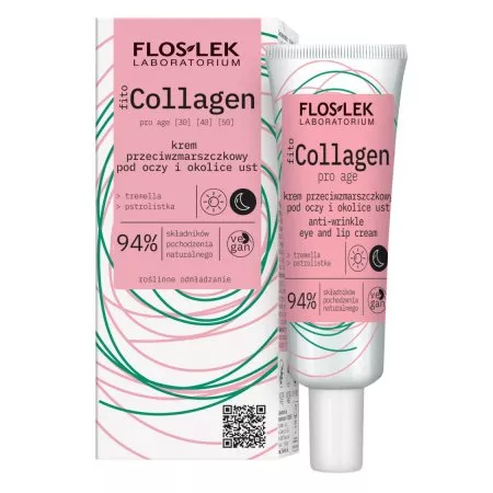 FlosLek fitoCollagen Pro Age krem przeciwzmarszczkowy pod oczy i okolice ust 30ml