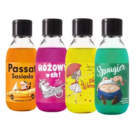 LaQ, zestaw żeli pod prysznic, 100ml x4