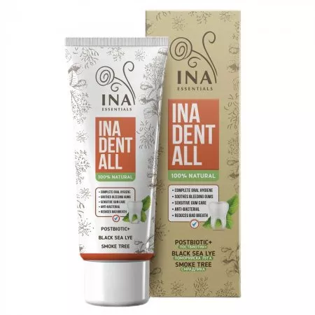 Ina Essentials Ina Dent-All naturalna pasta do zębów bez fluoru 75ml