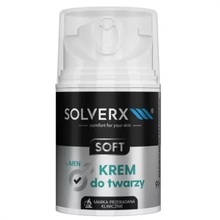 Solverx Soft krem do twarzy dla mężczyzn 50ml
