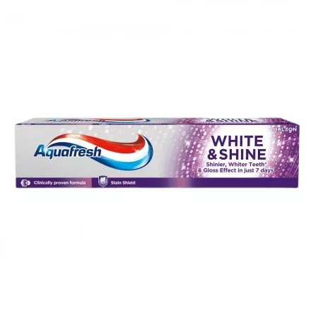 Aquafresh White &amp; Shine pasta do zębów 100ml