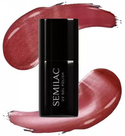 Semilac Gloss Gala, lakier hybrydowy, 662 Rose Gloss, 7ml