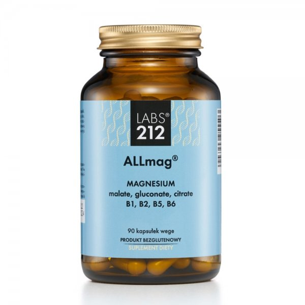 LABS212 ALLmag Magnesium suplement diety 90 kapsułek