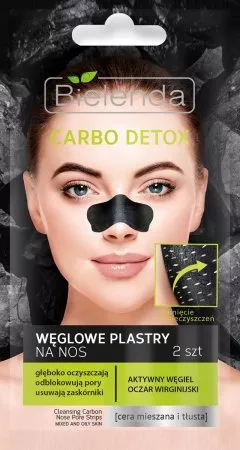 Bielenda Carbo Detox Węglowe Plastry Na Nos, 2szt