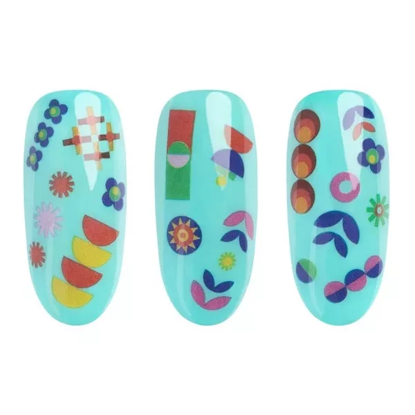 Neonail, naklejki wodne, NN39