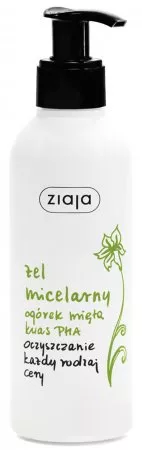Ziaja Ogórek, żel micelarny z kwasem laktobionowym, 200ml