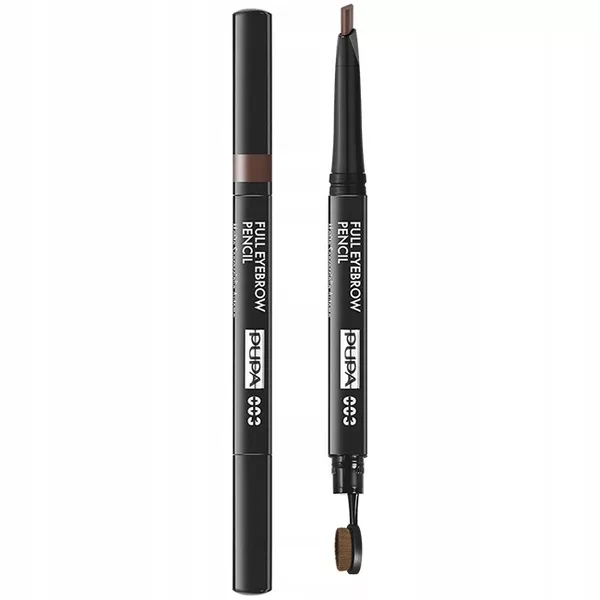PUPA Full Eyebrow Pencil, automatyczna kredka do brwi, dark brown, 0,35g