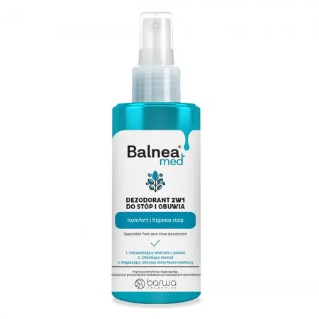 Barwa Balnea Med dezodorant 2w1 do stóp i obuwia 150ml
