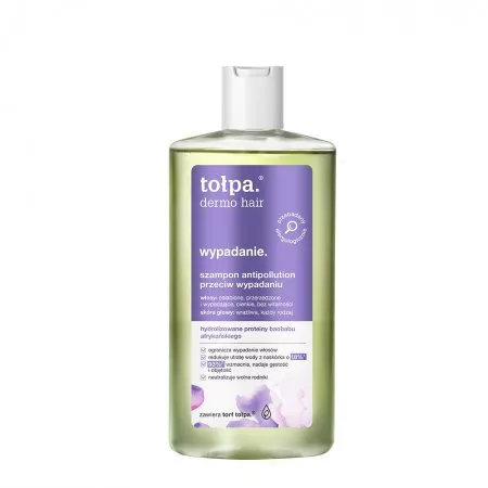 Tołpa Dermo Hair, wypadanie szampon antipollution przeciw wypadaniu, 250ml