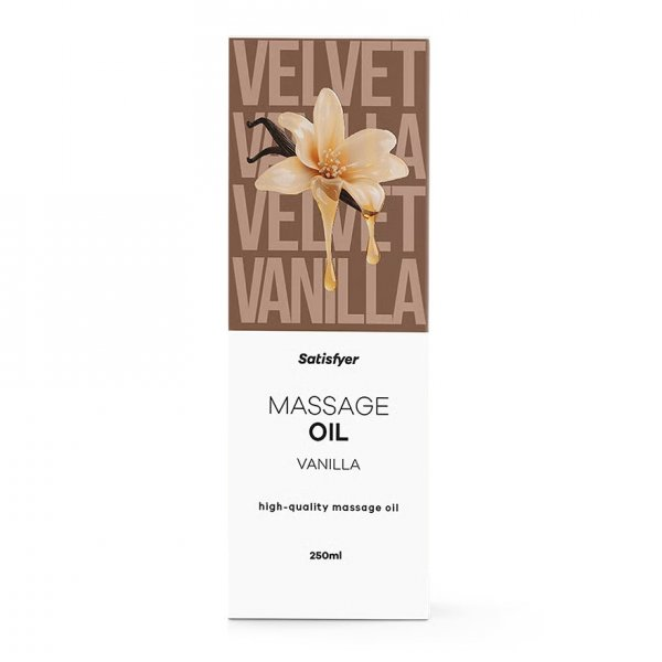 Satisfyer High-Quality Massage Oil olejek do masażu Vanilla 250ml
