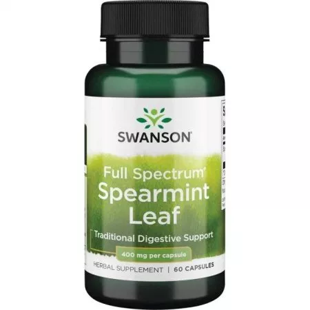 Swanson FS Spearmint leaf 400mg 60caps