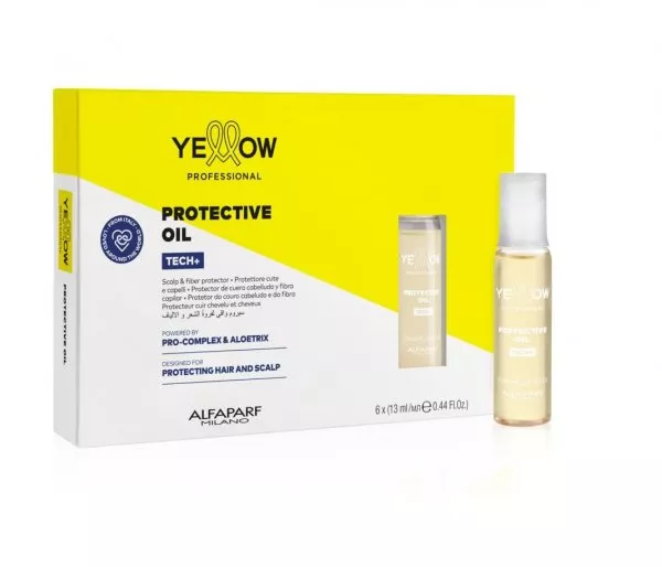 Yellow Professional, olejek ochronny do zniszczonych i wrażliwych włosów, 6x13ml