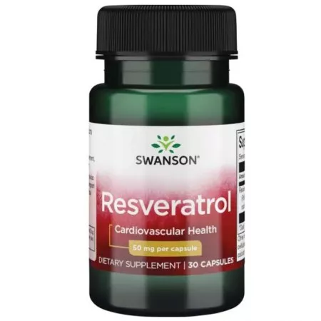 Swanson Resweratrol 50mg 30kaps