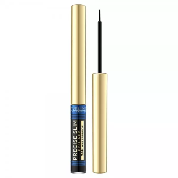 Eveline Cosmetics Precise Slim liner do oczu Black Waterproof 2.8ml