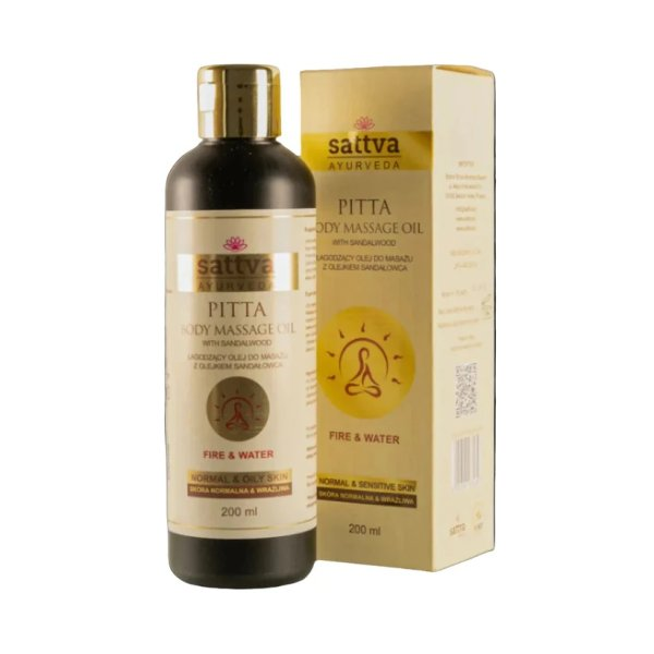 Sattva Body Massage Oil ajurwedyjski olejek do masażu Pitta 200ml