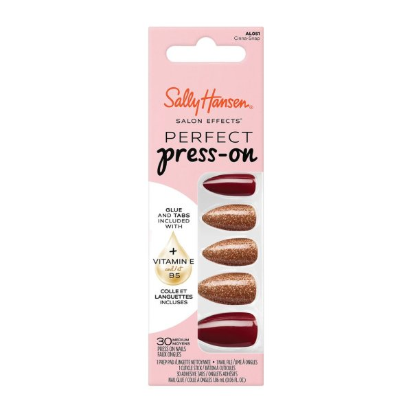 Sally Hansen Salon Effects sztuczne paznokcie 051 Cinna-Snap 30szt