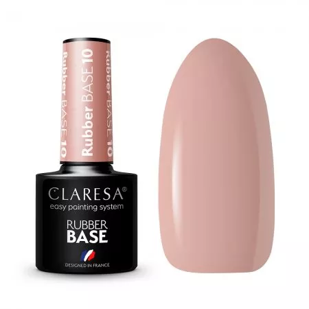 Claresa Rubber Base baza do lakieru hybrydowego 10 5g