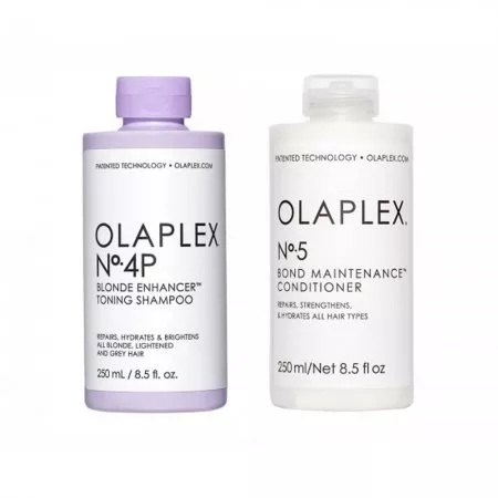 Olaplex, zestaw do pielęgnacji włosów blond No.4P, No.5