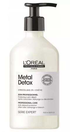 Loreal Metal Detox, kuracja po koloryzacji lub dekoloryzacji z glikoaminą, 500ml
