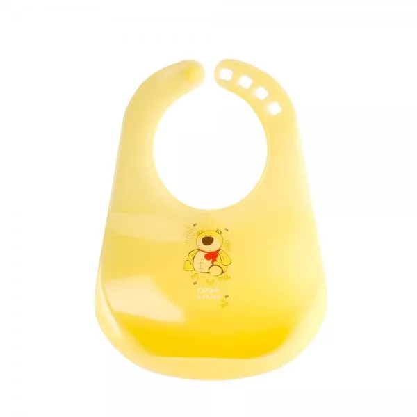 Canpol Babies Śliniak plastikowy z kieszonką dla dzieci