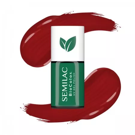 Semilac Bio Color, 721 Red roses, lakier hybrydowy, 7ml