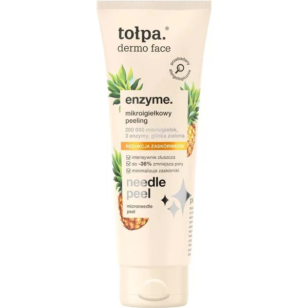 Tołpa Dermo Face Enzyme, mikroigiełkowy peeling 3 enzymy Needle Peel, 100ml