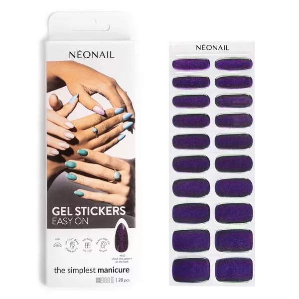 Neonail Easy On, naklejki do paznokci, M02