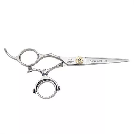 Olivia Garden SwivelCut Left, nożyczki fryzjerskie dla leworęcznych, 5.0"