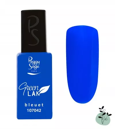 Peggy Sage Green Lak, lakier do paznokci utwardzany lampą UV/LED, bleuet, 10ml