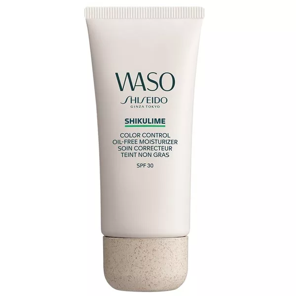 Shiseido Waso Shikulime Color Control Oil-Free Moisturizer SPF30 beztłuszczowy koloryzujący krem nawilżający 50ml