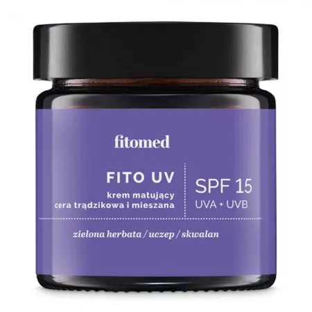 Fitomed Fito UV SPF15 krem matujący do cery trądzikowej i mieszanej 55g